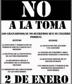 Toma de Granada contrarios