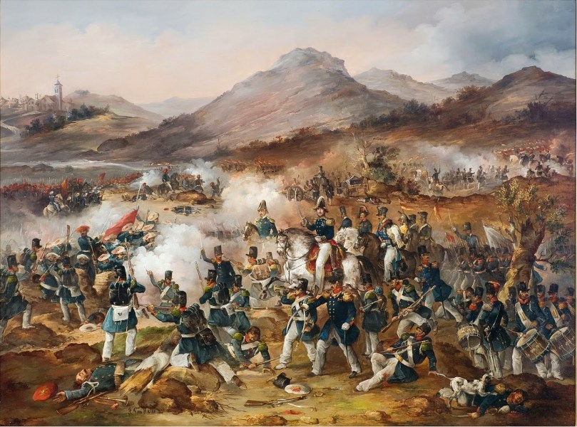 Batalla de la Primera Guerra Carlista - Francisco de Paula Van Halen